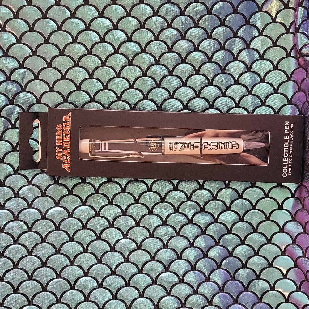 MY HERO Academia Collectable Floating Pen BLK NEW